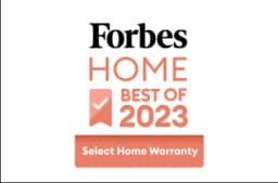 Forbes Home Best of 2023 recognition for Select Home Warranty