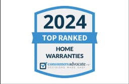 ConsumersAdvocate.org 2024 Top Ranked Home Warranties badge