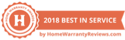 2018 Best in Service by HomeWarrantyReviews.com