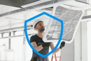 AC is covered under a home warranty