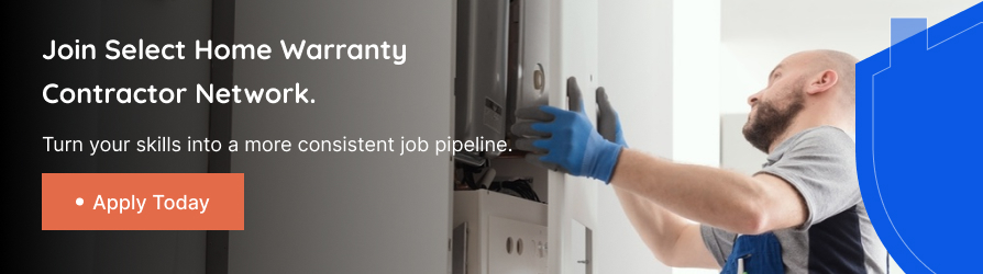 Join Select Home Warranty Contractor Network